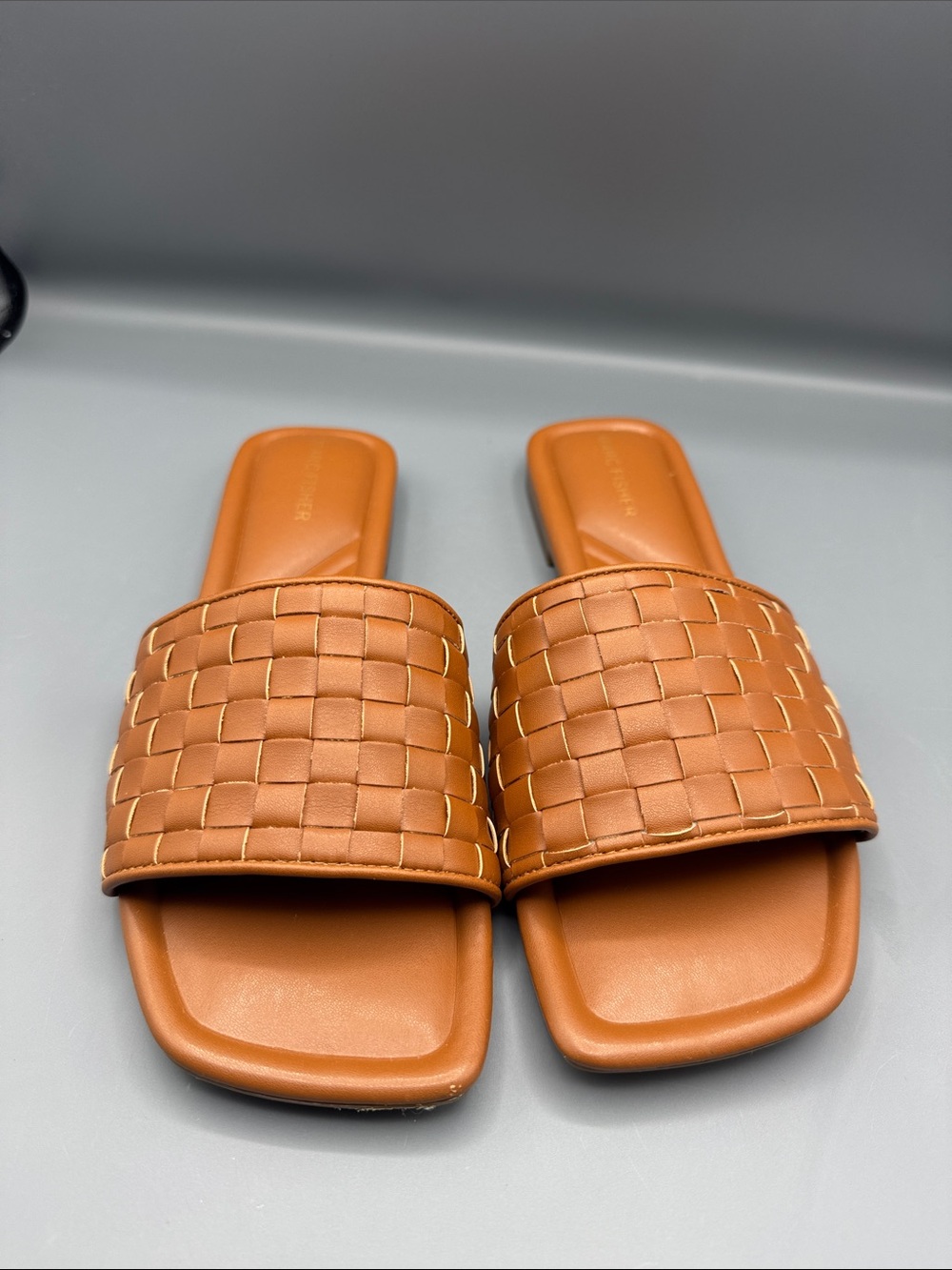 Marc Fisher Women's Lecee Woven Square Toe Sandals